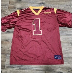 Vtg 90s FSU Florida State Seminole Jersey Pro Player Stitched #1 XL Classic Logo